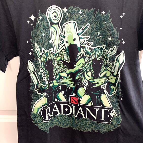 3/$15 NEW Dota2 x Welovefine Steam Workshop Radiant Creeps Graphic T-shirt Black - Picture 2 of 4
